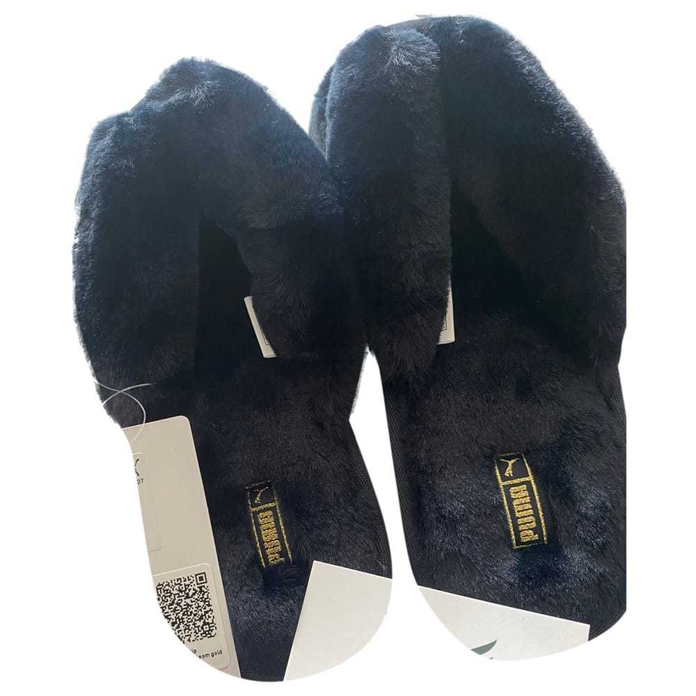 Puma Faux fur flip flops - image 1