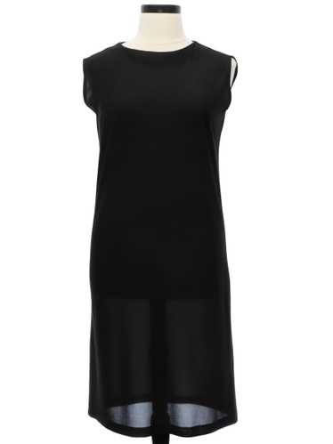 1970's Jenny Little Black Shift Dress