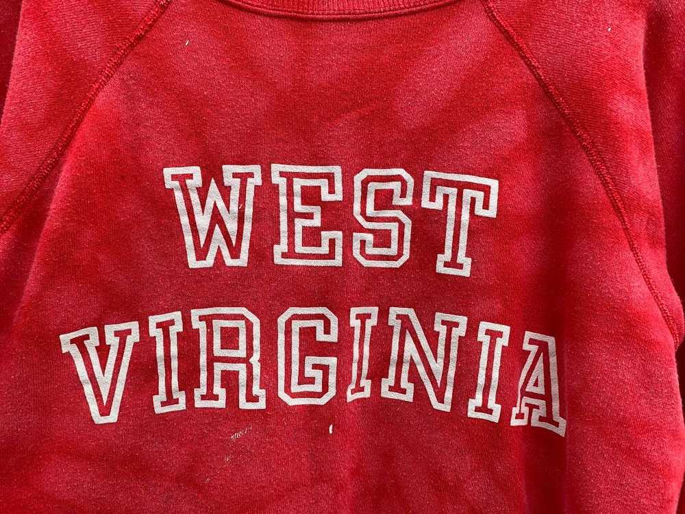 OVERDYED DISTRESSED WEST VIRGINIA PULLOVER CREWNE… - image 2