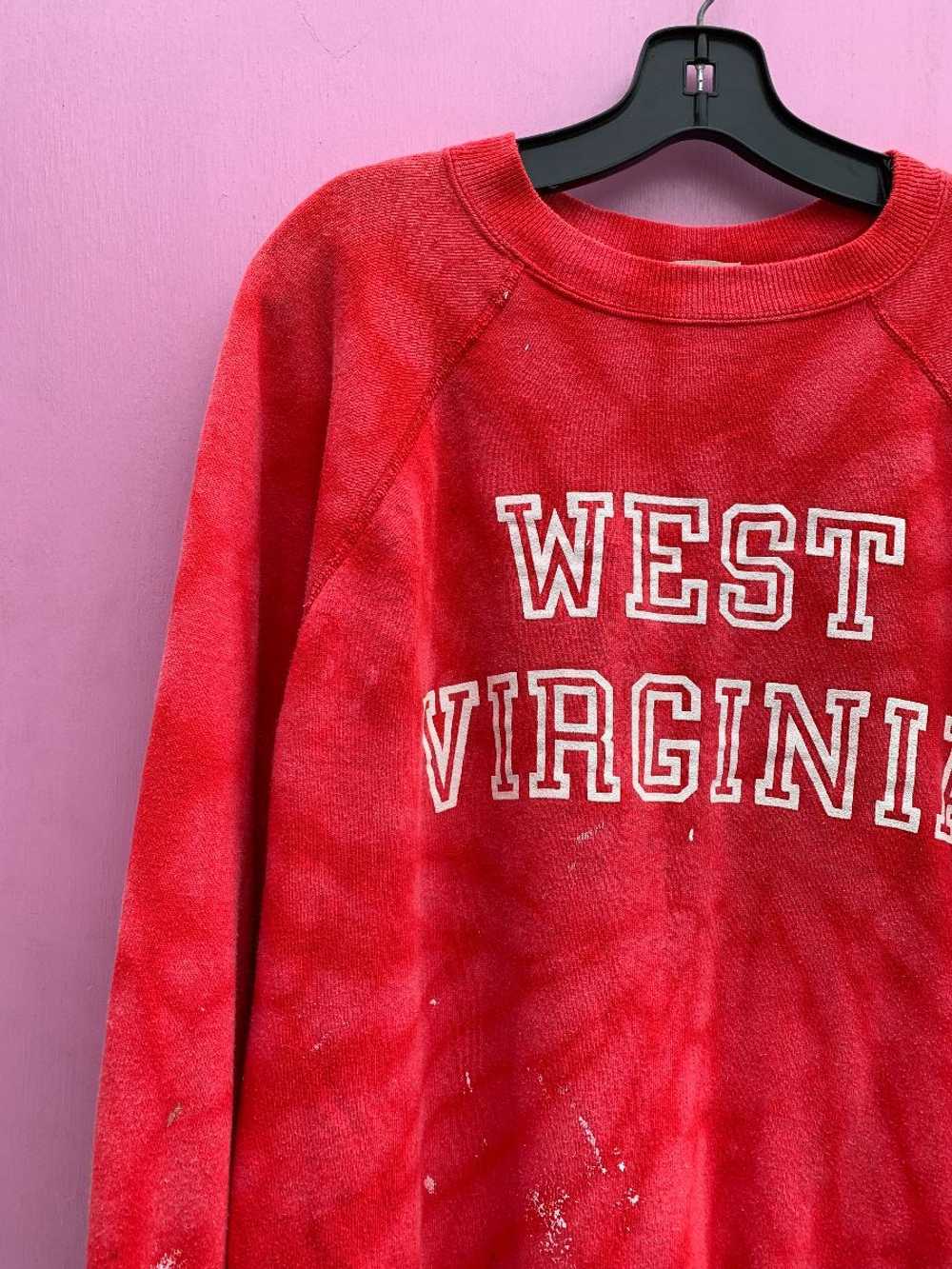 OVERDYED DISTRESSED WEST VIRGINIA PULLOVER CREWNE… - image 4