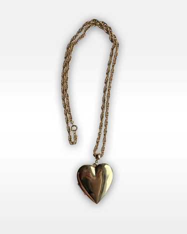 Heart Locket Pendant Necklace