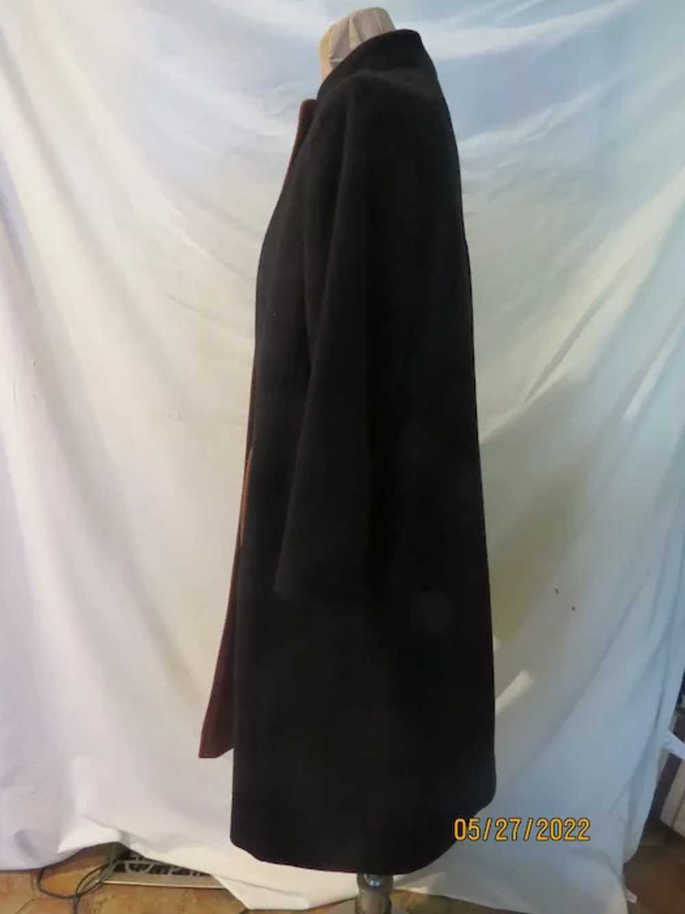 Brown Piped Black Coat - image 4