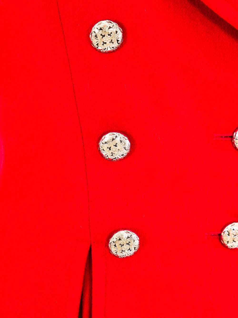 Yves Saint Laurent Red Wool Jacket - image 4