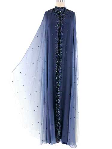 Alfred Bosand Sequined Silk Caftan