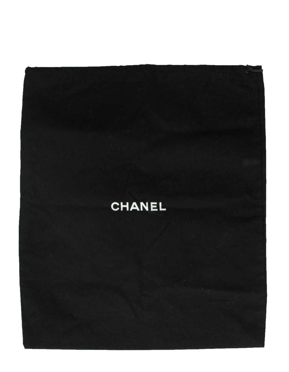 Chanel Black Lambskin Leather Quilted Medium Sing… - image 9