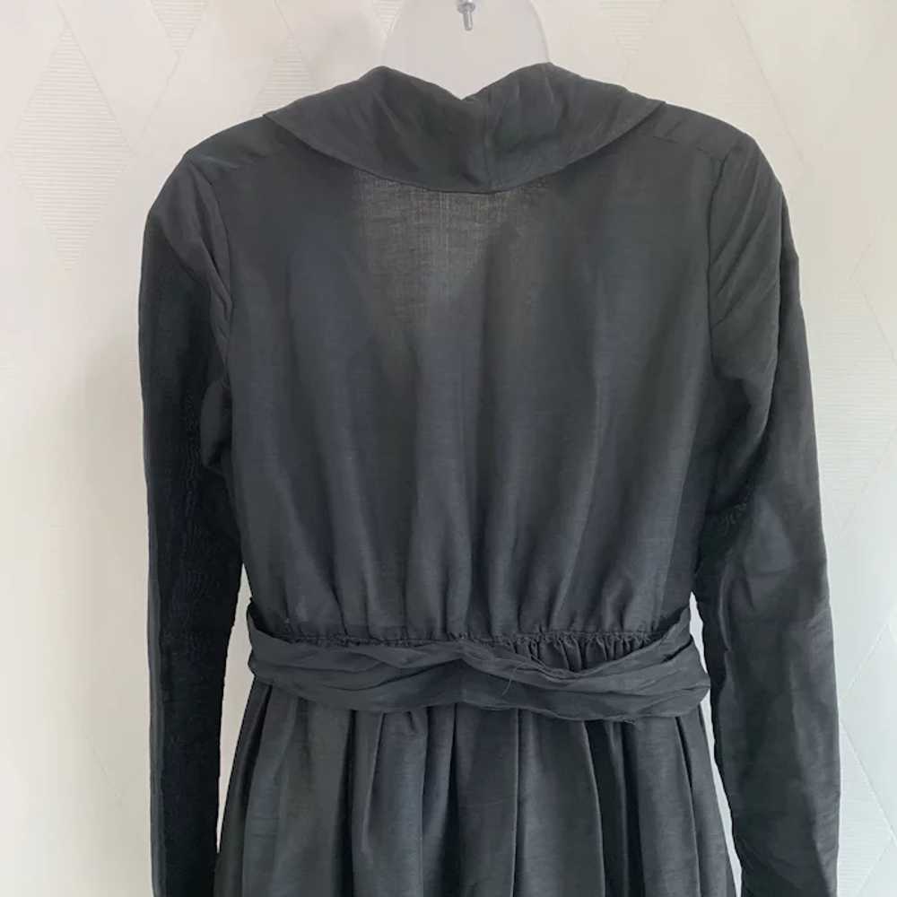 Antique, Early 1900s, Armistice Era Black Dress w… - image 5