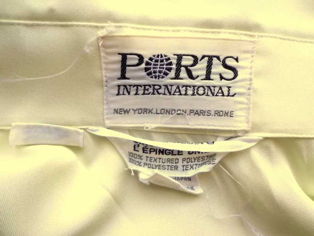PORTS INTERNATIONAL Blouse. Classic.  Cream.  Lux… - image 3
