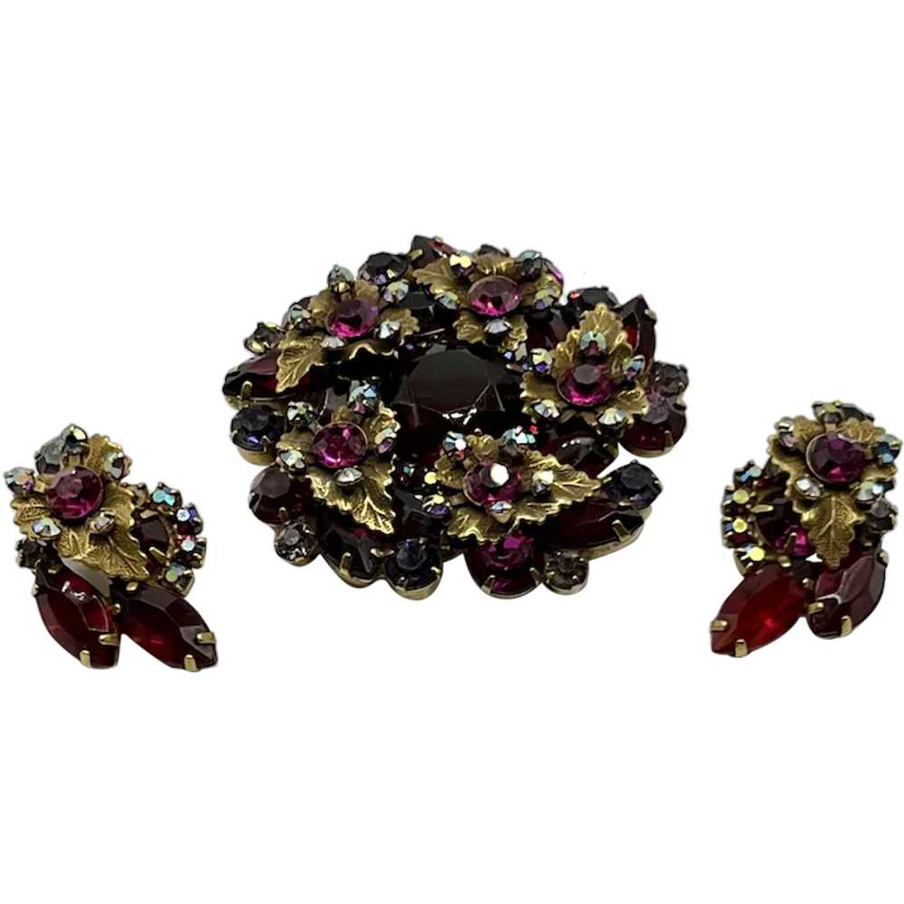 Juliana DeLizza and Elster Red Rose Rhinestone Le… - image 4