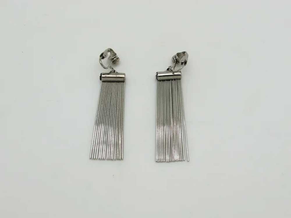 1960s Pendulum Fringe Earrings - image 2