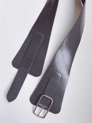 Vintage Leather Corset Belt - image 1