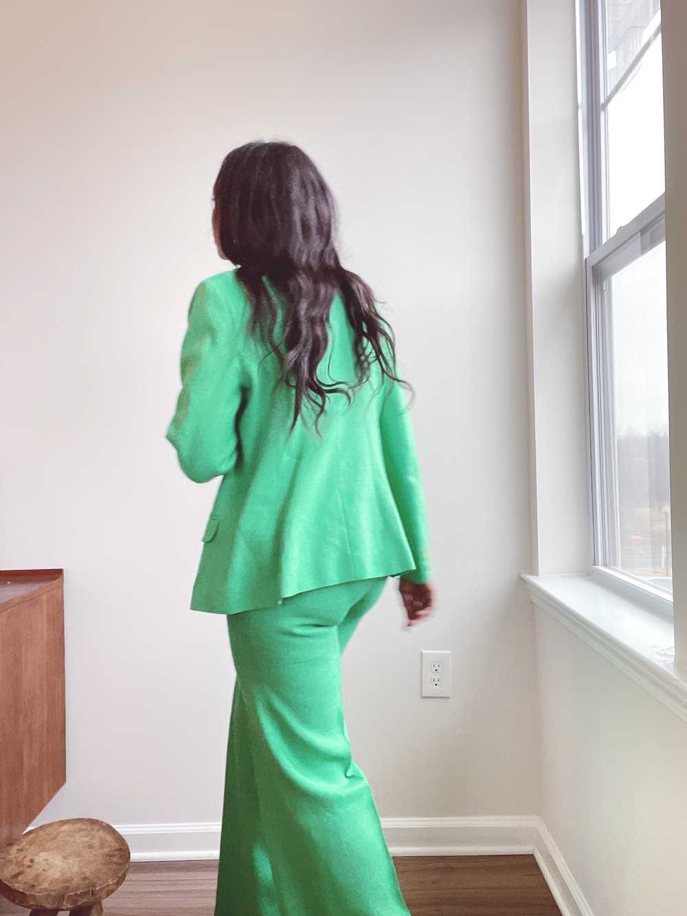 Green 70s Pant Suit - image 5