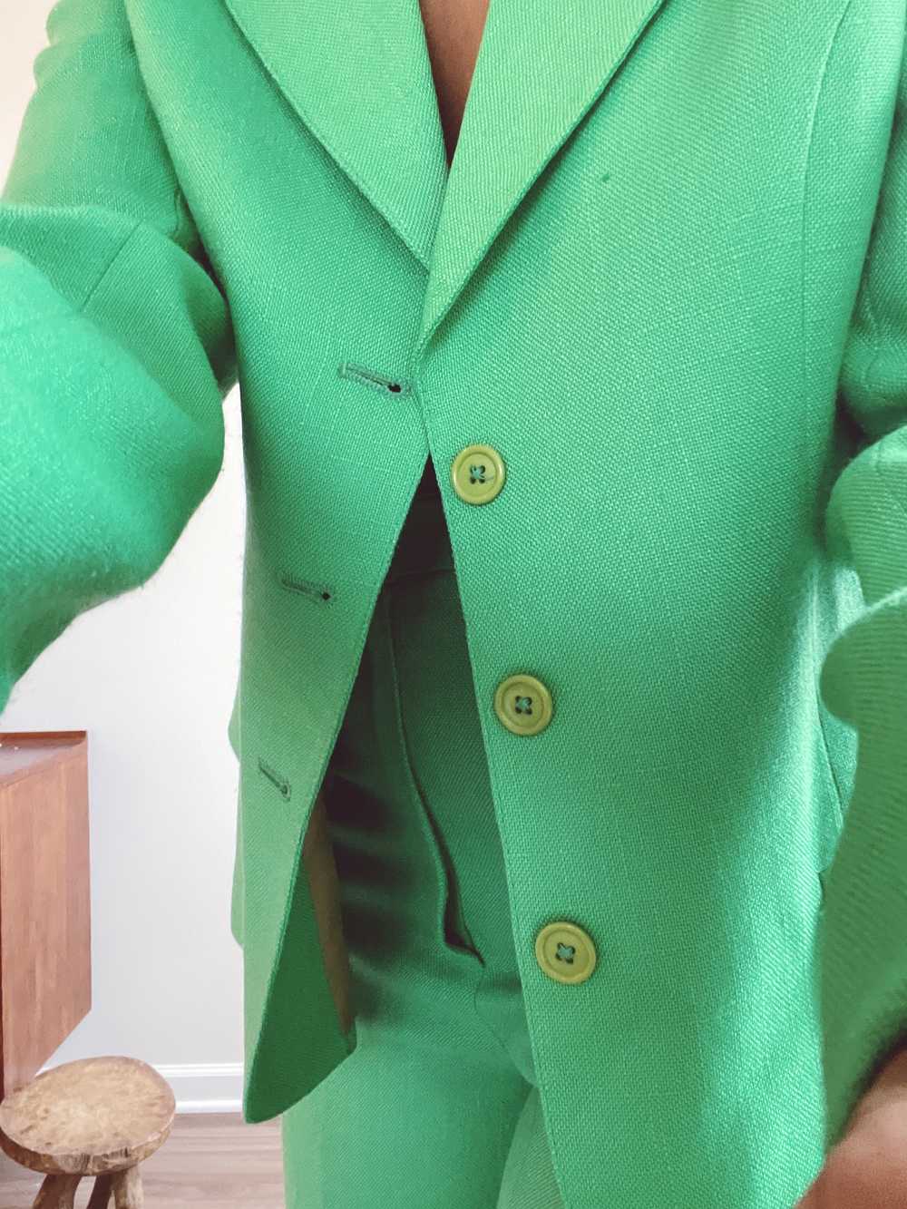 Green 70s Pant Suit - image 6