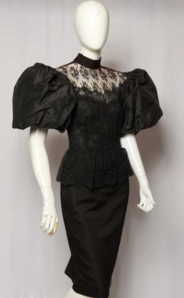 80s Oscar De La Renta Cocktail Dress - image 1