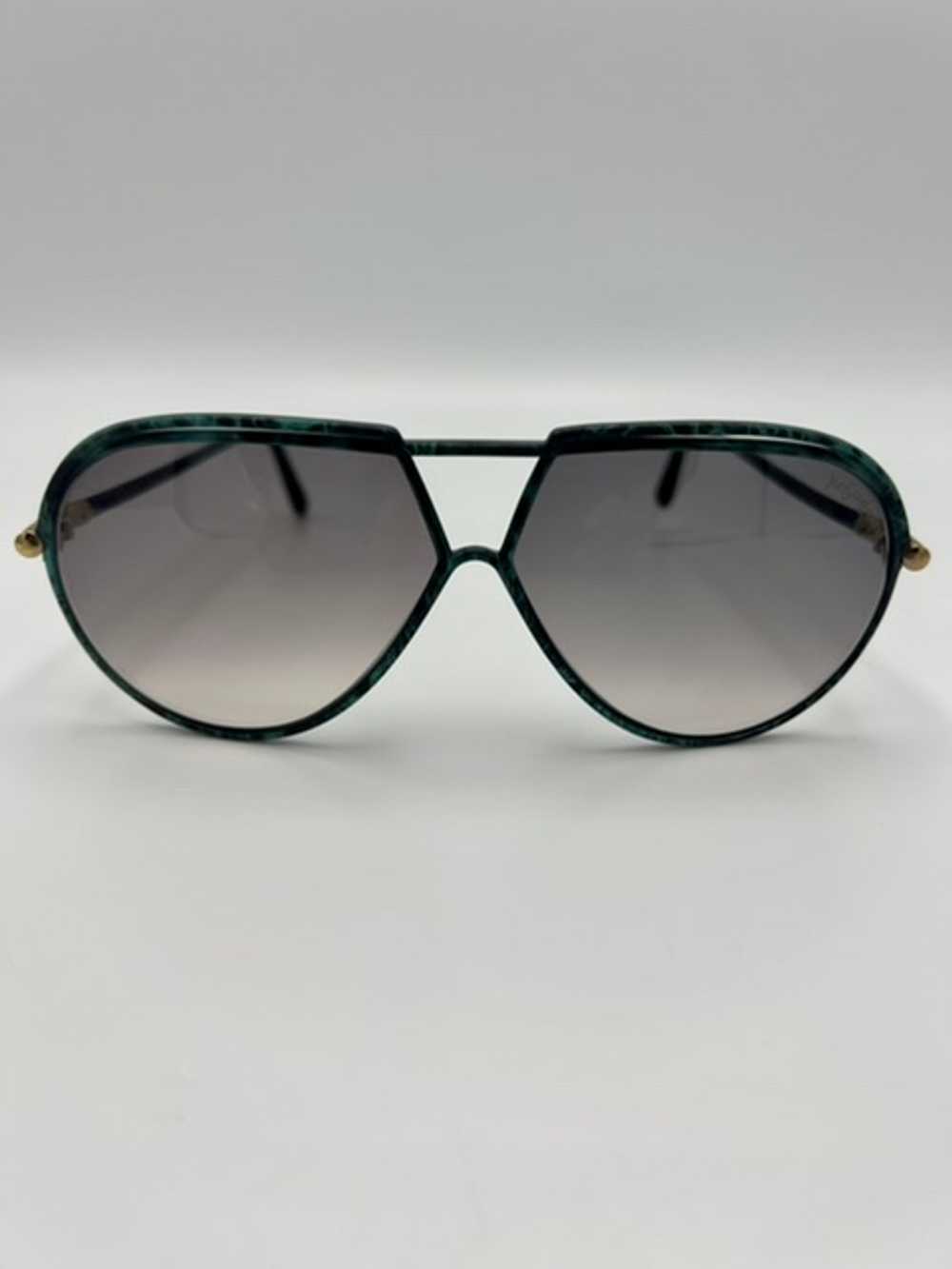 Yves Saint Laurent Coated Frame Aviator Sunglasses - image 1