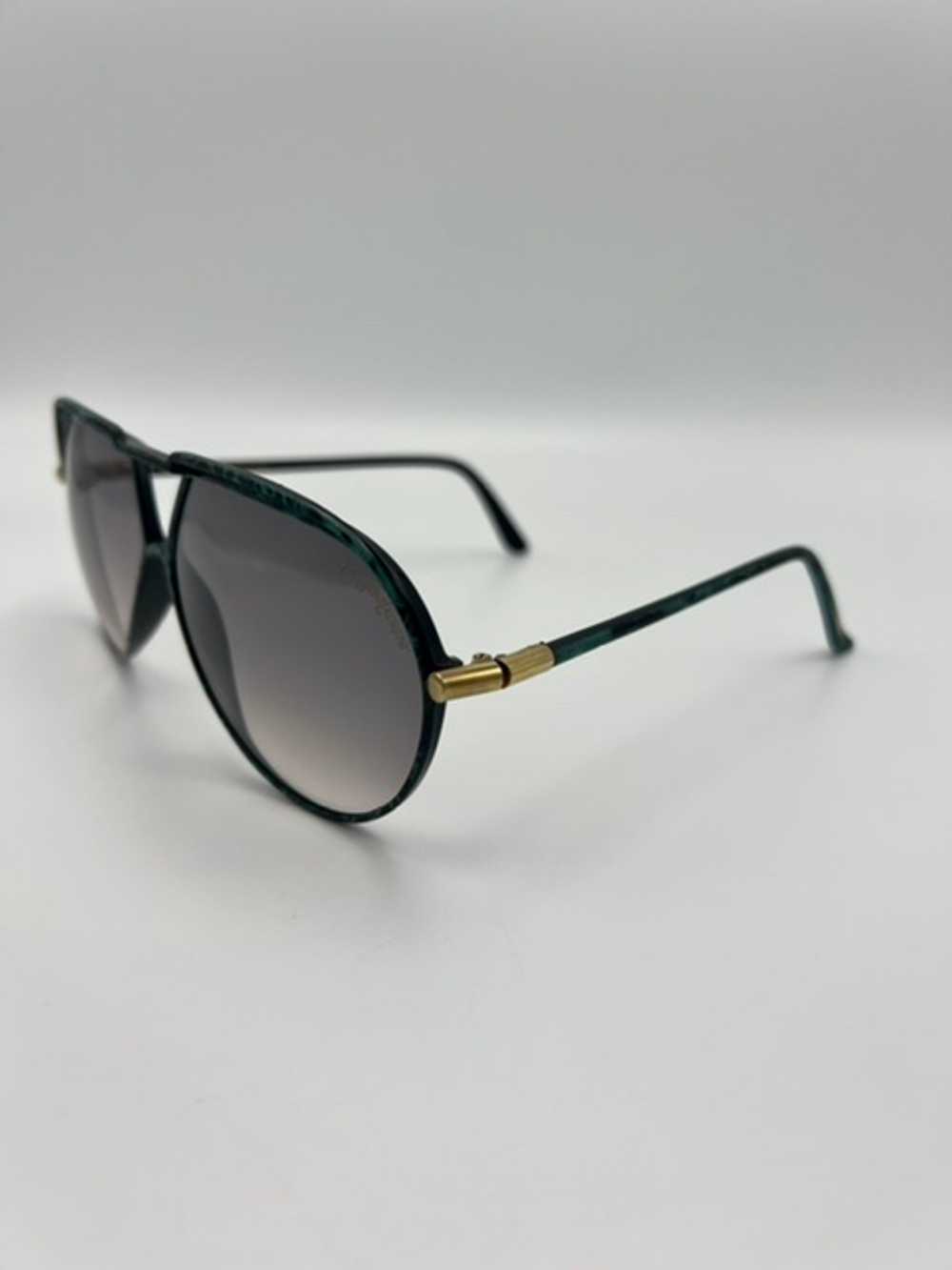Yves Saint Laurent Coated Frame Aviator Sunglasses - image 5