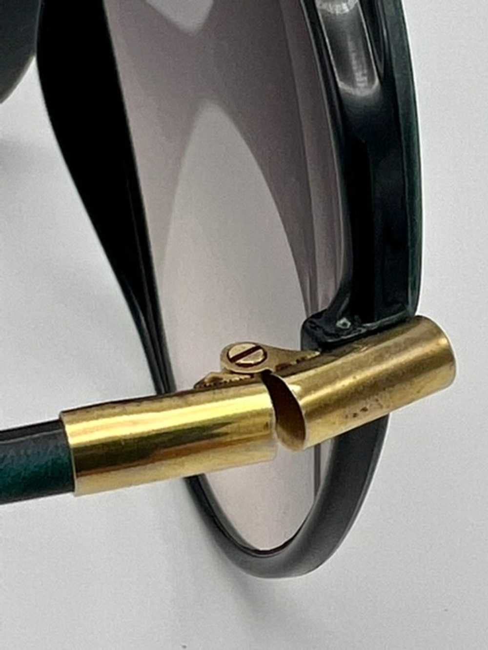 Yves Saint Laurent Coated Frame Aviator Sunglasses - image 7