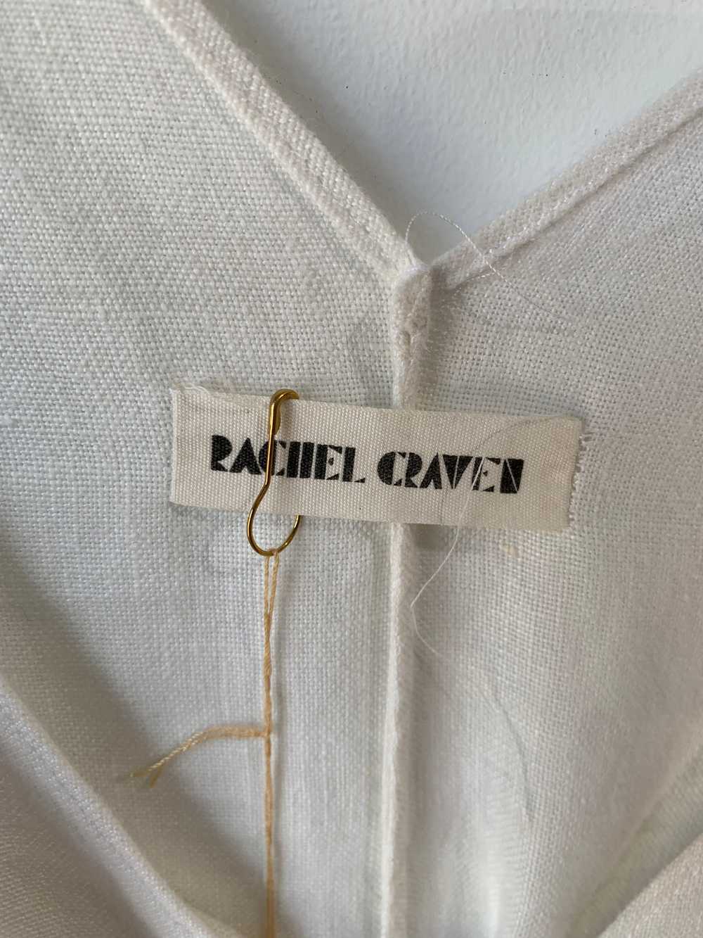 Rachel Craven White Linen Jumpsuit - image 3