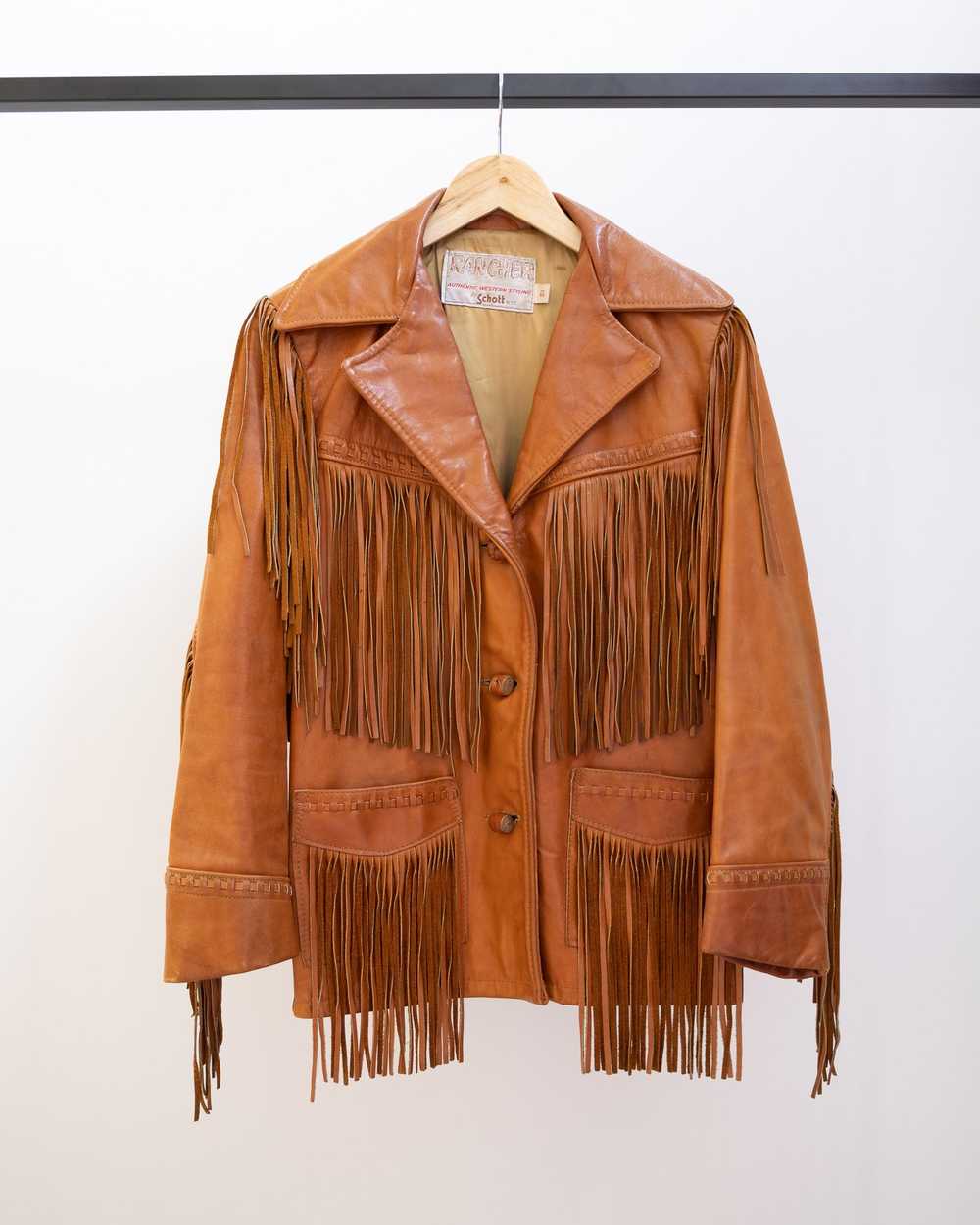 Shcott Rancher Western Leather Jacket - image 5