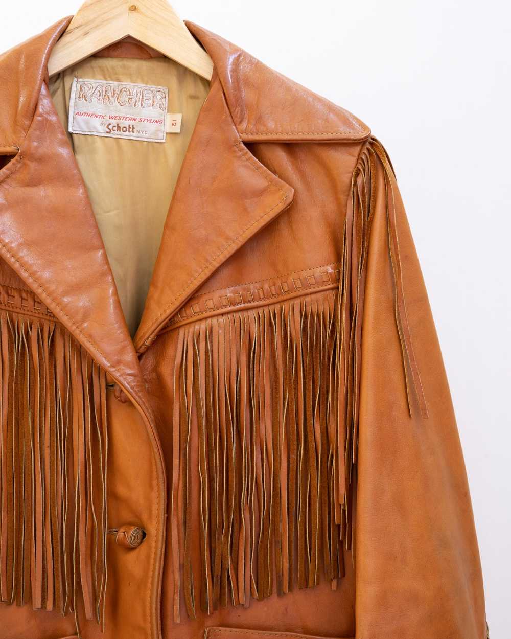 Shcott Rancher Western Leather Jacket - image 6