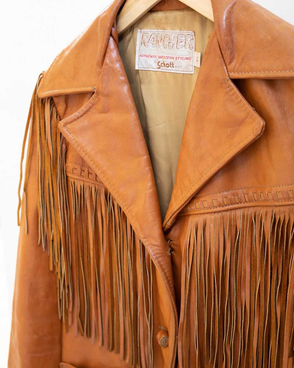 Shcott Rancher Western Leather Jacket - image 8