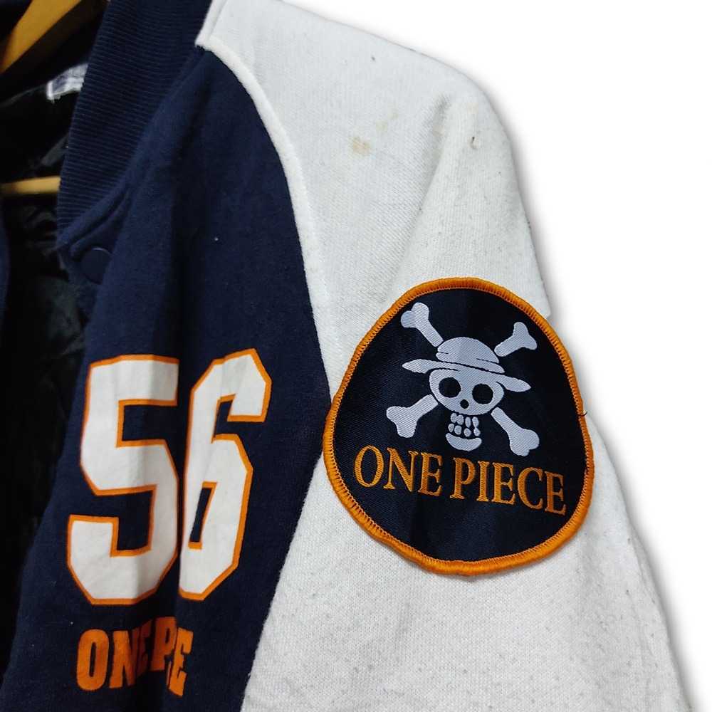 One Piece Pirate King Anime Big Logo Bomber Varsi… - image 6