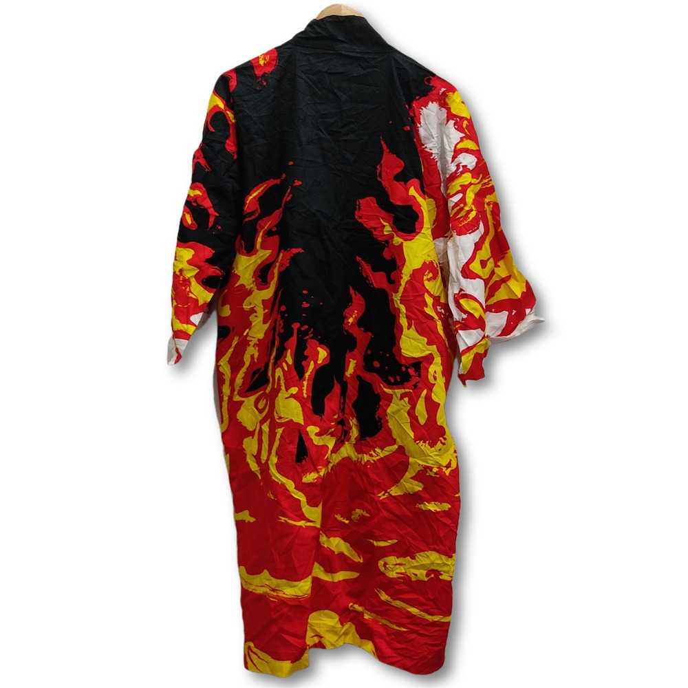 Kimono Jacket Fire Flame Demon Slayer Anime Japan… - image 3