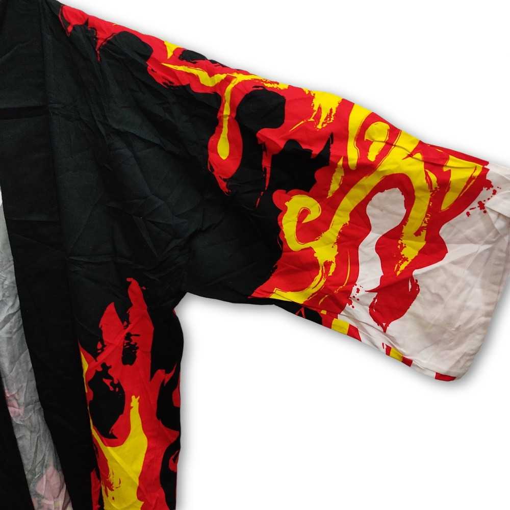 Kimono Jacket Fire Flame Demon Slayer Anime Japan… - image 5