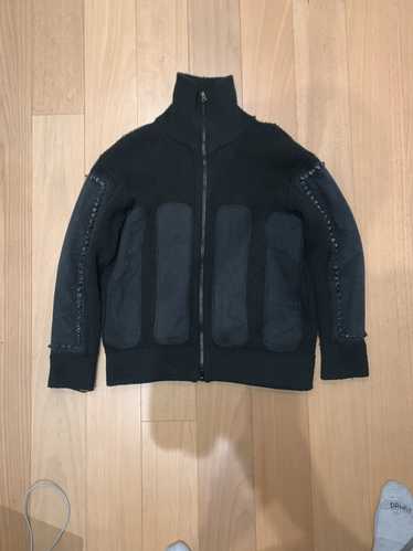 Walter Van Beirendonck 90's Deconstructive Zip Wool Sweater