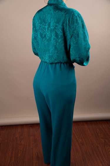 Vintage Teal Knitted Trousers