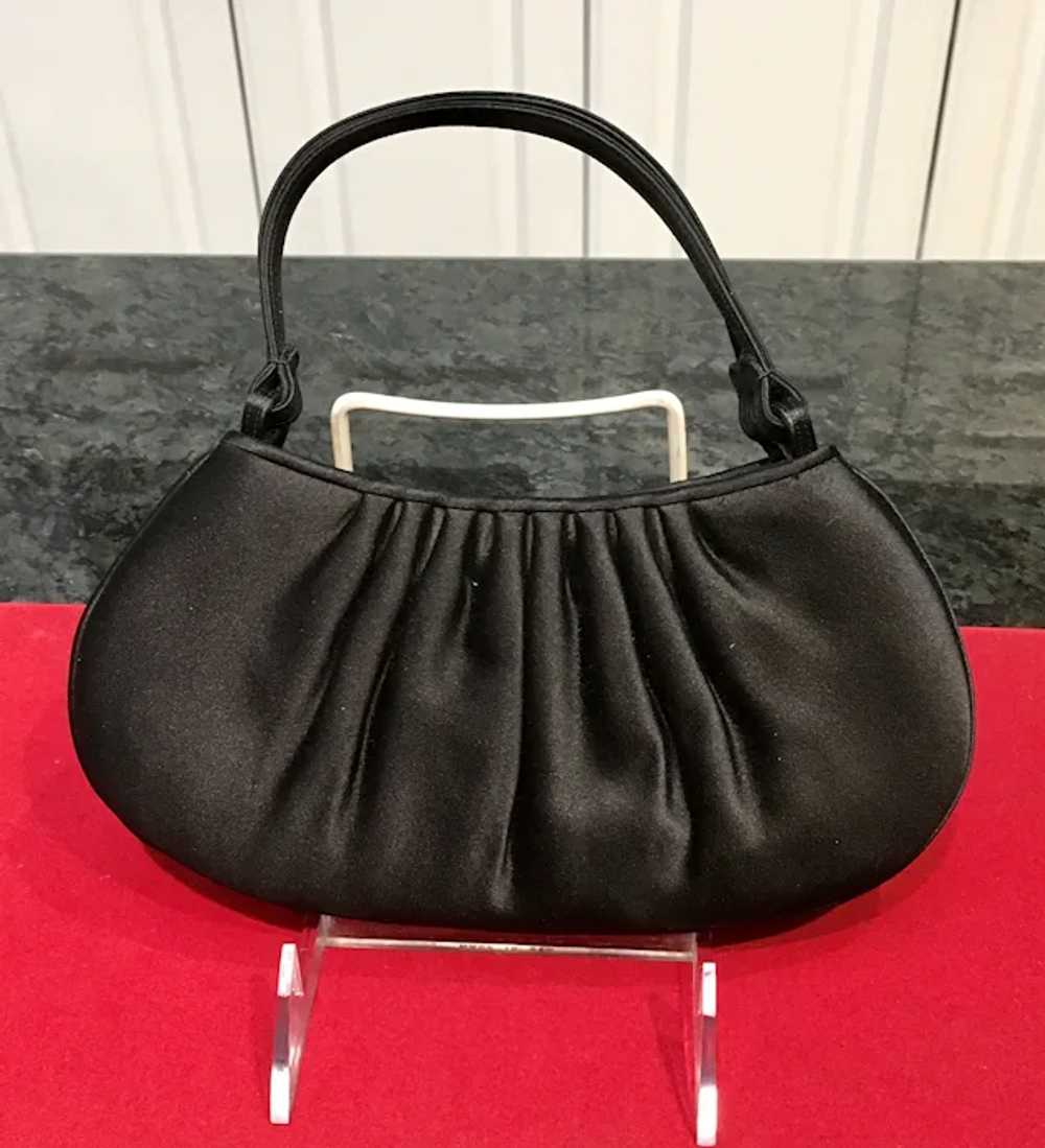 Vintage Leiber Silk Small Purse with Large Jewele… - image 4