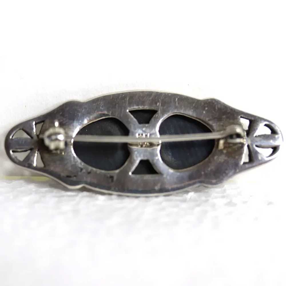 Vintage American Boma Art Deco Style Sterling Sil… - image 6