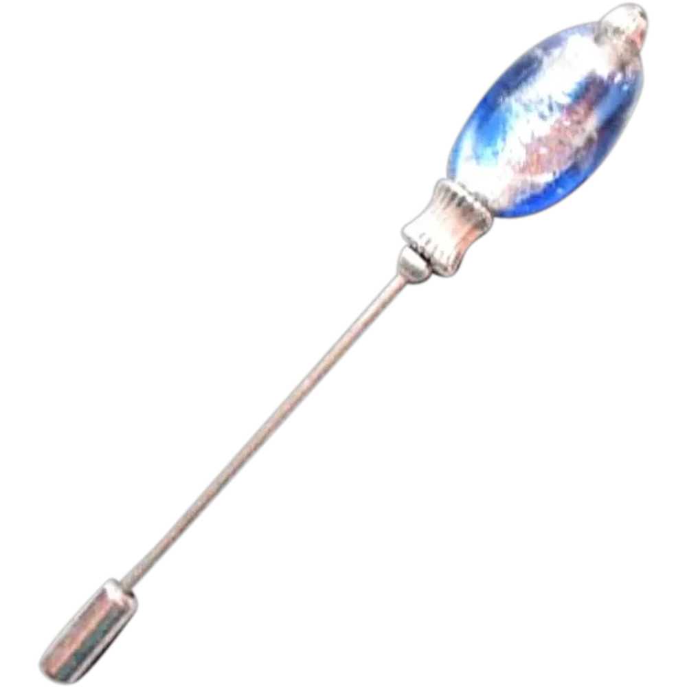 STUNNING Venetian Art Glass Stick Pin,  RARE 1930… - image 1