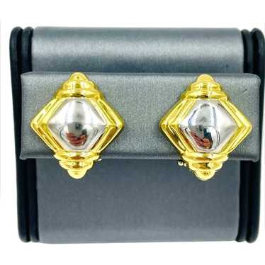 Chimento Modernist 18K Yellow & White Gold Pierced