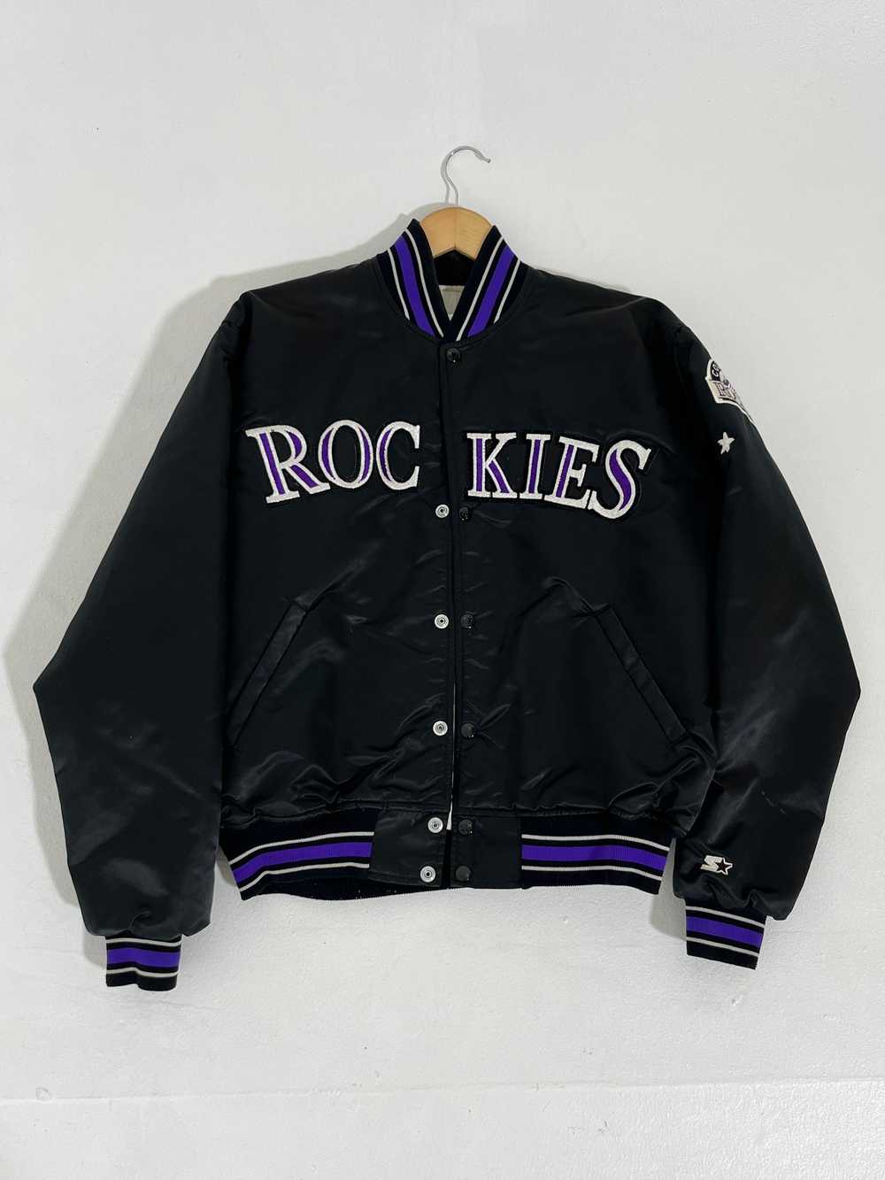Vintage 1990’s Colorado Rockies Starter Jacket Sz… - image 1