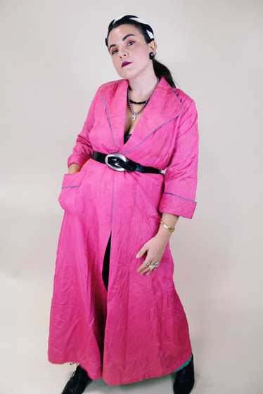Pink Quilted Robe