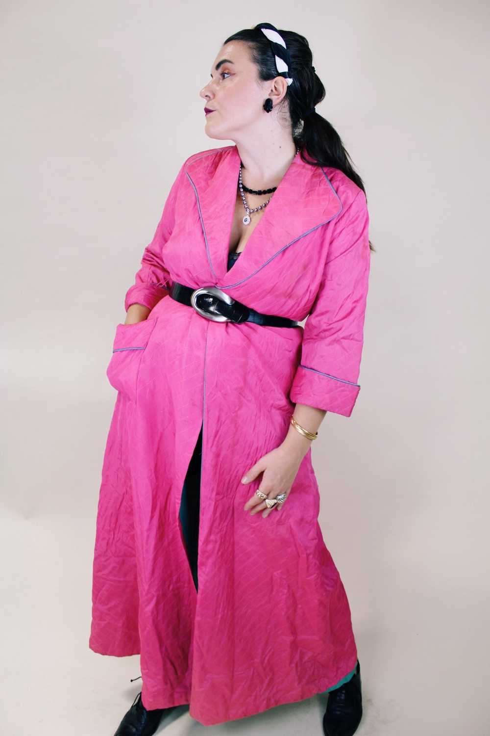 Pink Quilted Robe - image 2