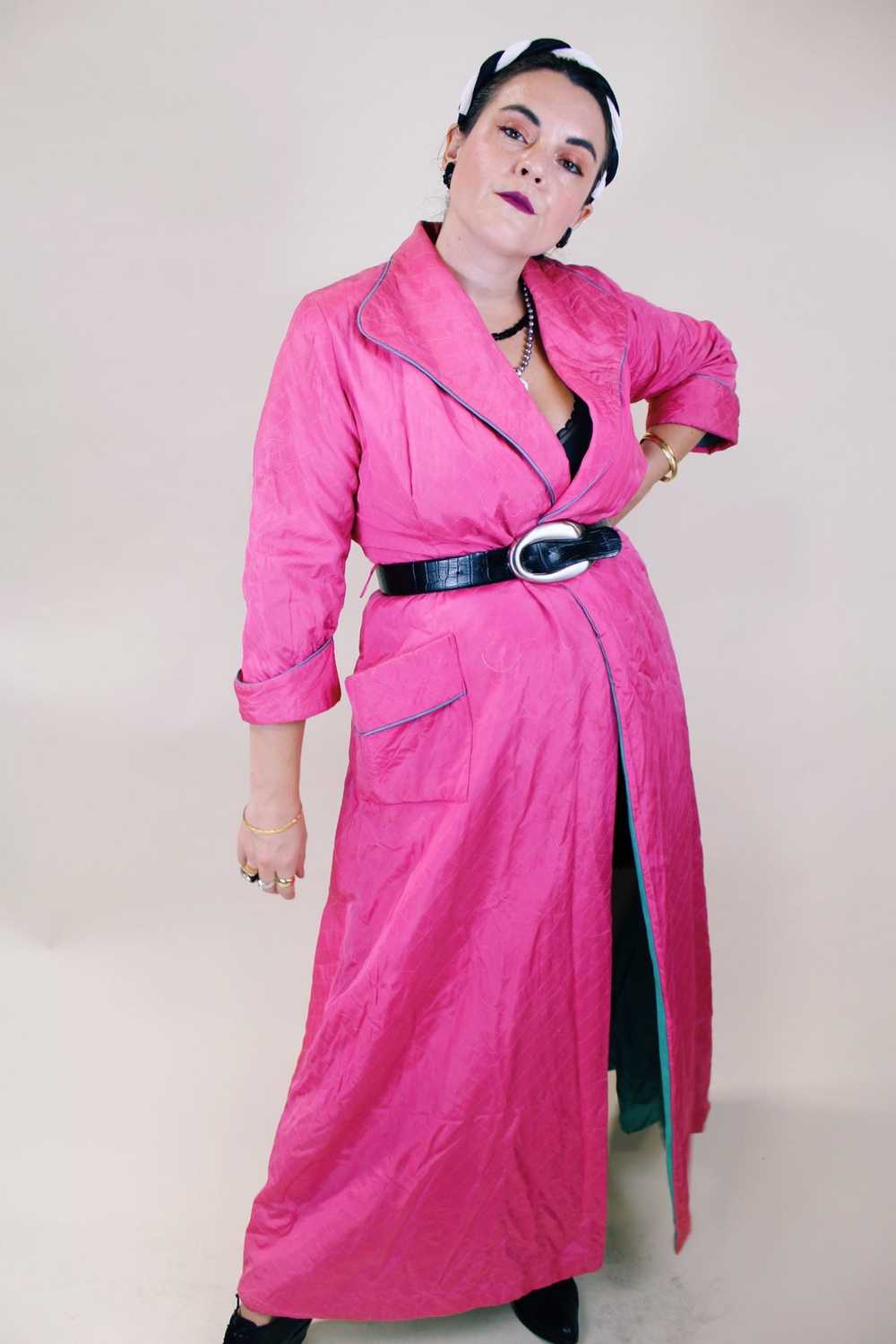 Pink Quilted Robe - image 5