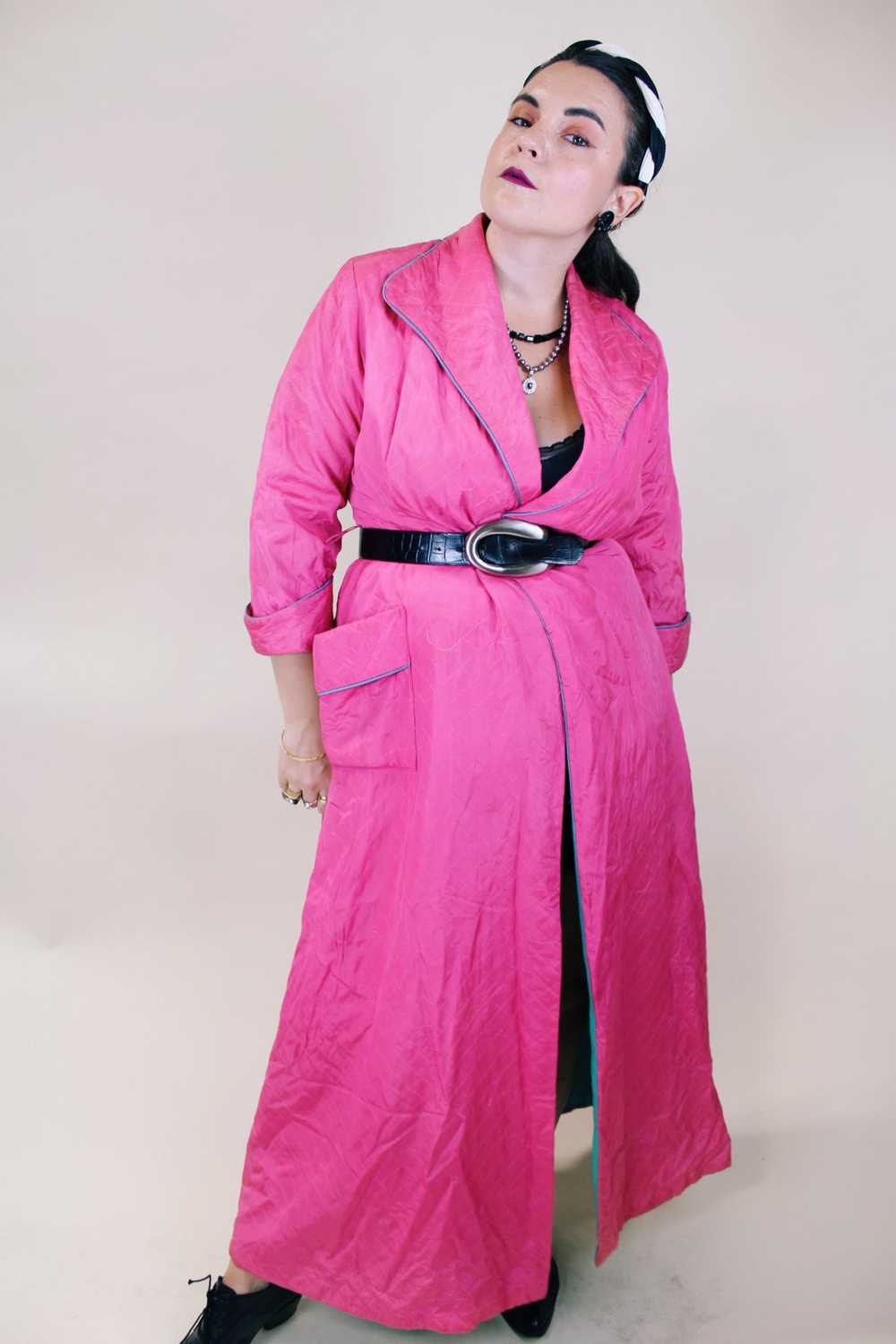 Pink Quilted Robe - image 6