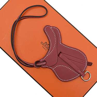 Hermes Natural Sable Swift Leather Paddock Cheval Horse Bag Charm