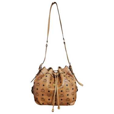 MCM Heritage Drawstring leather handbag