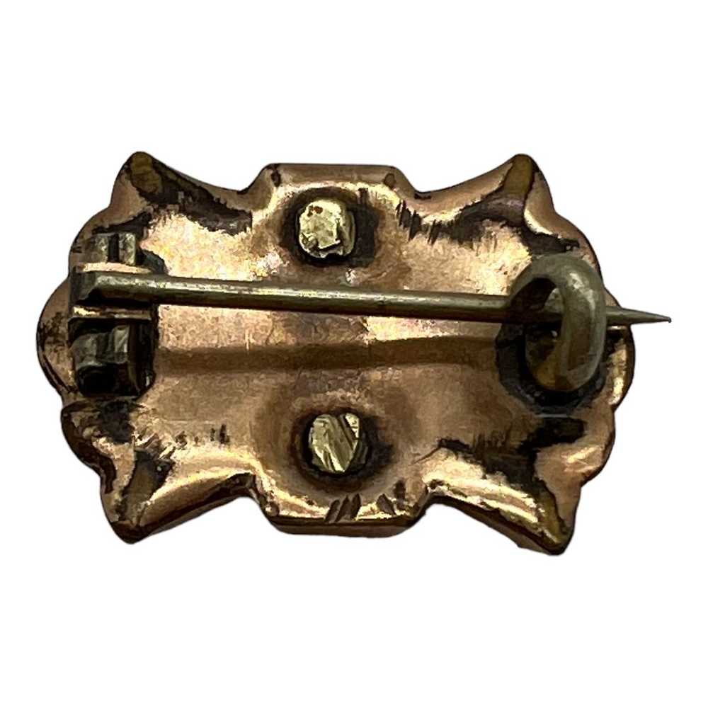 Victorian Taille d’epargne Collar Pin - image 2