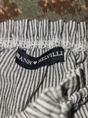Brandy Melville Striped Off the Shoulder Top