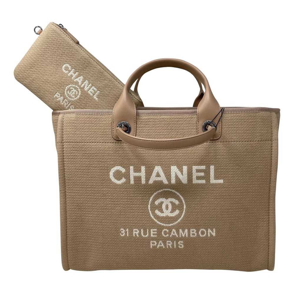 Chanel Deauville leather tote - image 1