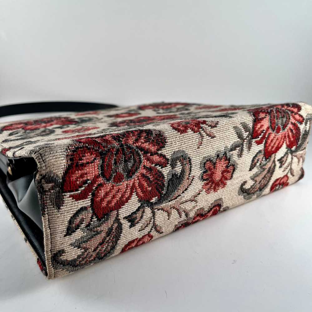 1960s Flowered Tapestry Handbag - image 5