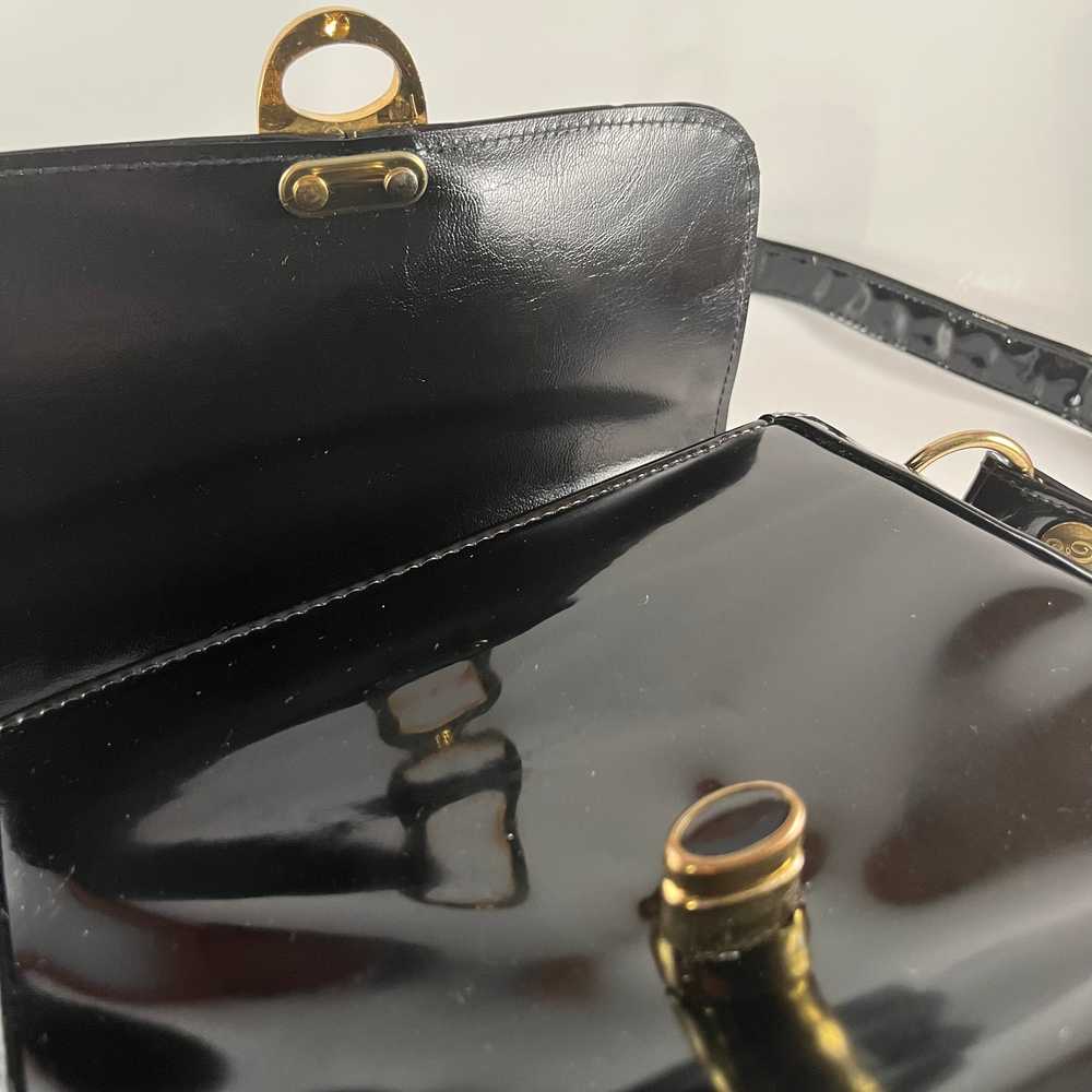 Late 50s/ Early 60s Empress Patent Leather Handbag - image 9