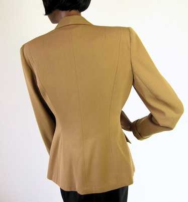 40s Fitted Jacket Vintage Womens Geometric Cut M/… - image 1
