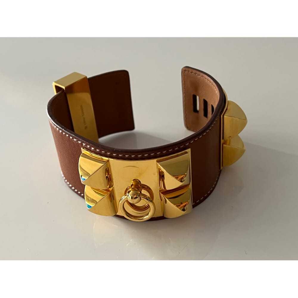 Hermès Leather bracelet - image 6