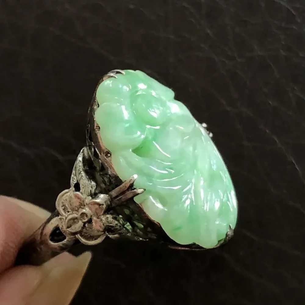 Antique Sterling Silver Chinese Hand Hollow Carve… - image 5