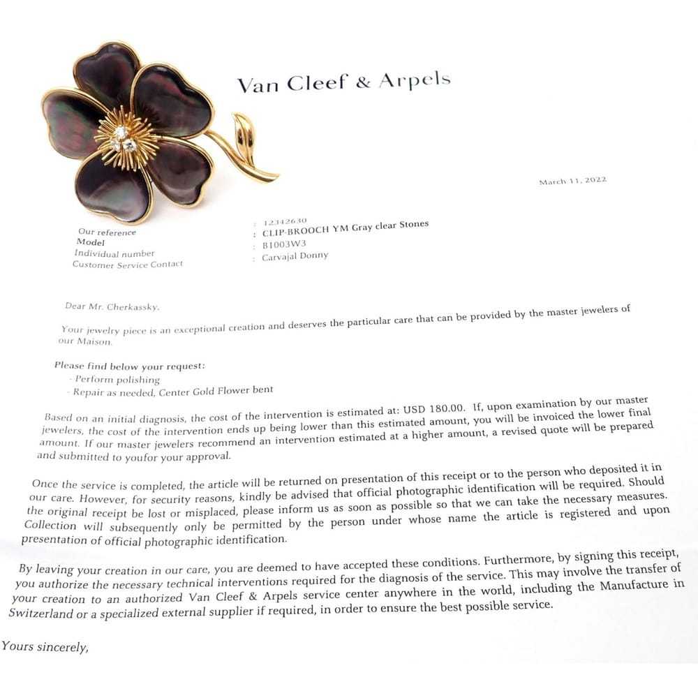 Van Cleef & Arpels Pearl pin & brooche - image 3