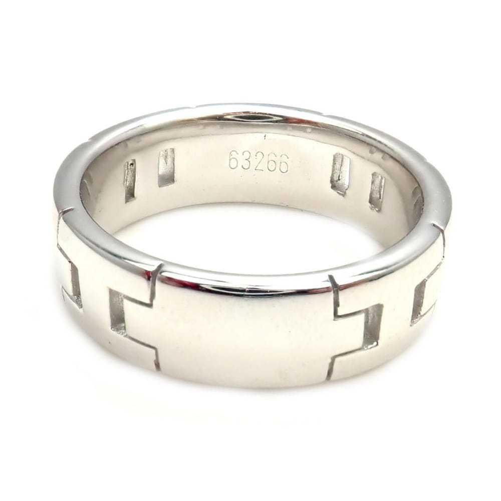 Hermès White gold ring - image 3